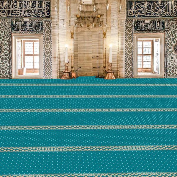 MyFloor Sec-313-Mavi Cami Halısı