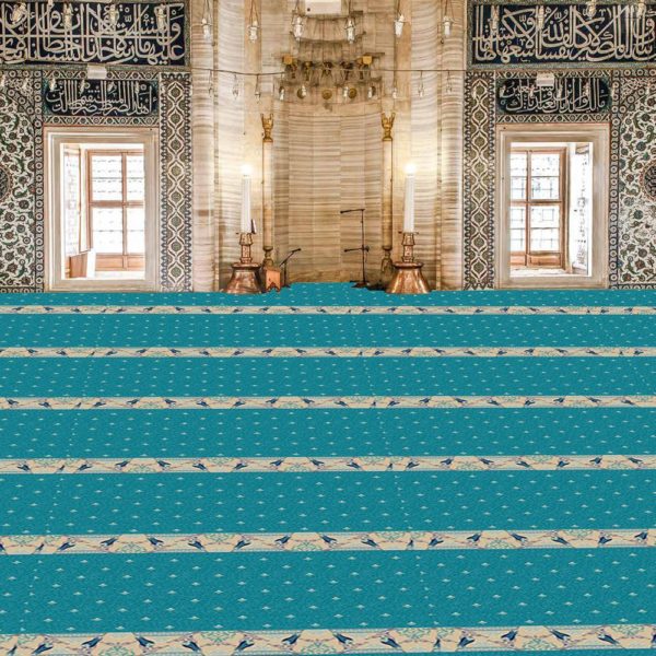 MyFloor Sec-314-Mavi Cami Halısı
