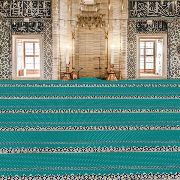 MyFloor Sec-334-Mavi Cami Halısı